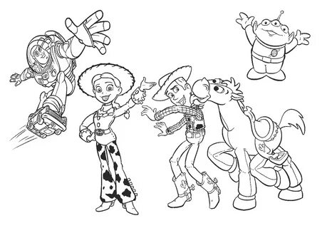 Pin by Fabio Nascimento on Coloriages Toy story coloring pag