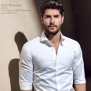 Nick Bateman Nick bateman, Men office outfit, Long sleeve ts