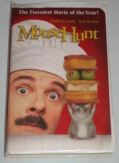 MOUSE HUNT VHS in Clamshell Case Nathan Lane, Lee Evans Come
