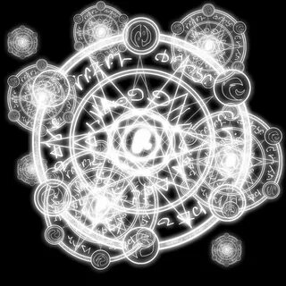 White Magic Circle by InkFoxie Magic circle, Spell circle, W