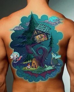 Gravity falls crazy tattoo on Behance