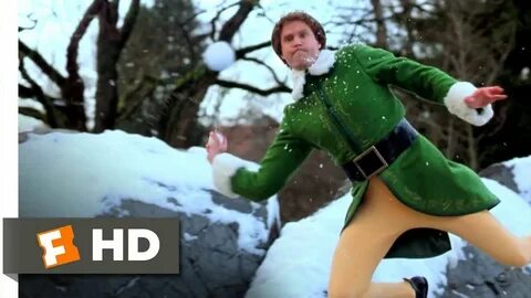 Elf (4/5) Movie CLIP - Snowball Fight (2003) HD Funny footba