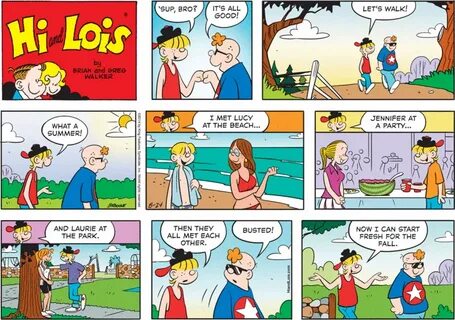 Hi and Lois Comics, Cartoonist, Comic strips