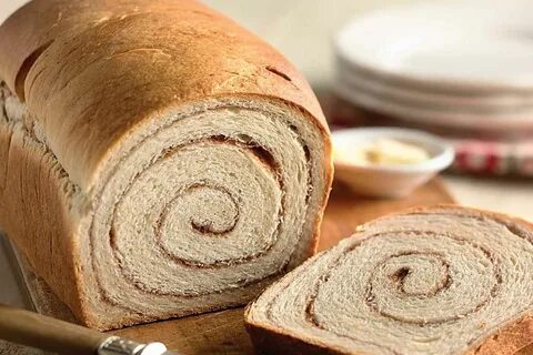 100% Whole Wheat Cinnamon Swirl Bread Recipe Cinnamon swirl 