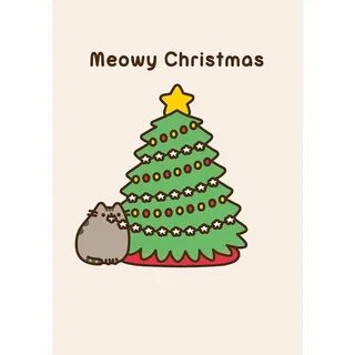 Pusheen Christmas Tree Card - MeowCo Pusheen christmas, Chri
