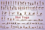 AmazonSmile: Hot Yoga Floor Chart and Wall Poster: Sports & 
