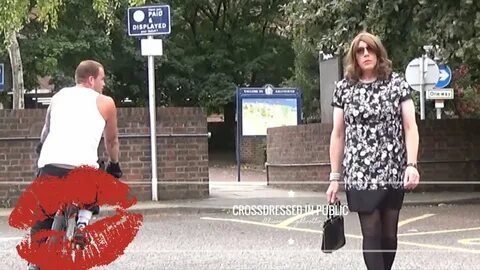 Caught Crossdressed in public - The cyclist liked what he sa