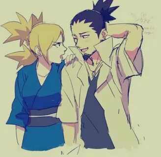 Shikatema ❤ Casais de naruto, Desenhos de anime, Casais de a