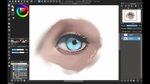 Medibang Paint Pro desktop version how to Eye color tutorial