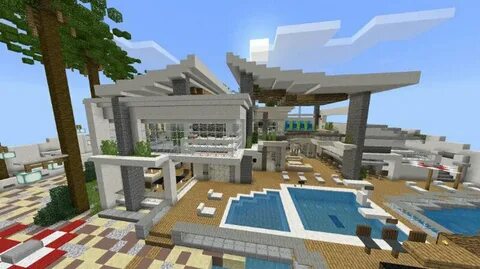 Modern Redstone Mansion Creation Redstone Minecraft Map