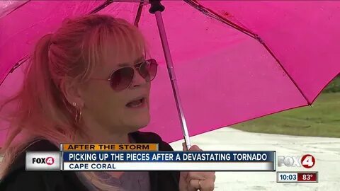 Neighbors clean-up Cape Coral community after tornado - YouT