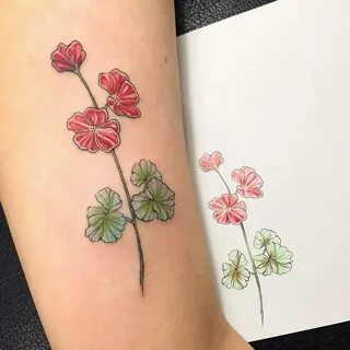 46+ Geranium Tattoos Designs And Ideas