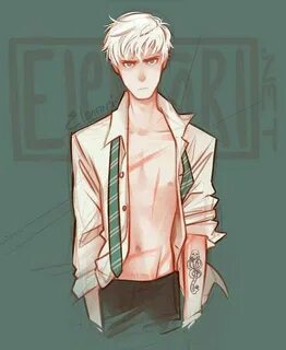 DRACO MALFOY 🐍 💚 Harry draco, Harry potter anime, Harry pott