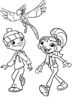 Maya and Miguel Coloring Pages