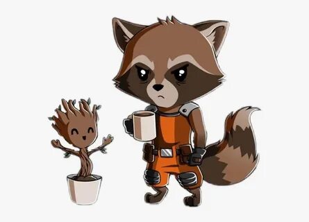 #rocket #groot #cute #chibi #hannah - Rocket Guardians Of Th