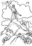 Las tentaciones deJesús 1 / Dibujo para colorear - caminocat