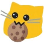 cat cookie discord discordemoji sticker by @anime_chaan