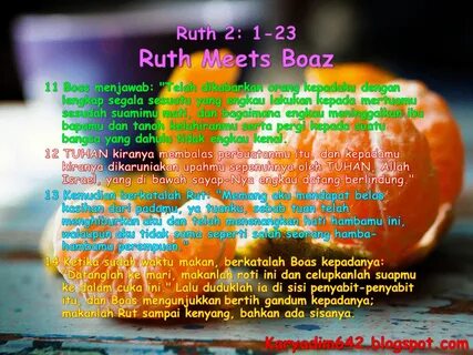 SENI MEMBENTUK GAMBAR: Ruth 2: 1-23 , Ruth Meets Boaz