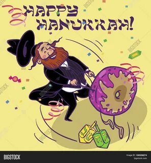 Funny Happy Hanukkah Vector & Photo (Free Trial) Bigstock