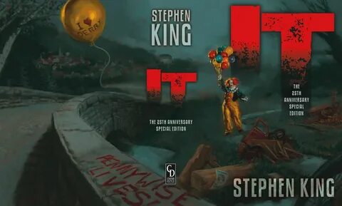 Stephen King Art Stephen King’s IT 25th Anniversary Edition Details, Cove.....
