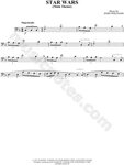 "Star Wars - Trombone" from 'Star Wars' Sheet Music in F Maj