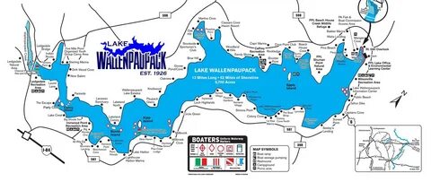 Maps of Lake Wallenpaupack Wally BITES