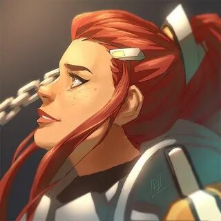 Denimcatfish 🏳 🌈 on Twitter Overwatch fan art, Brigitte over