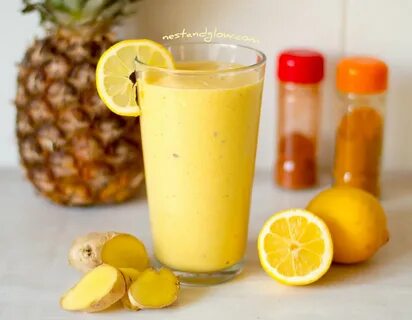 Natural Cough and Cold Syrup Recipe - Fresh Pineapple, Ginge