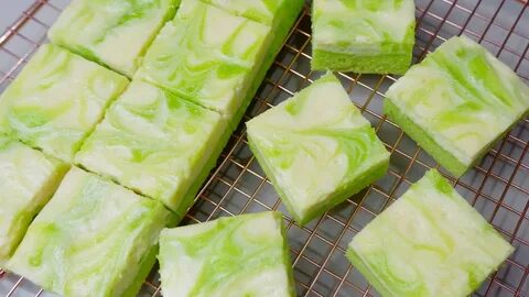 Pandan Macapuno Cheesecake Bars - YouTube