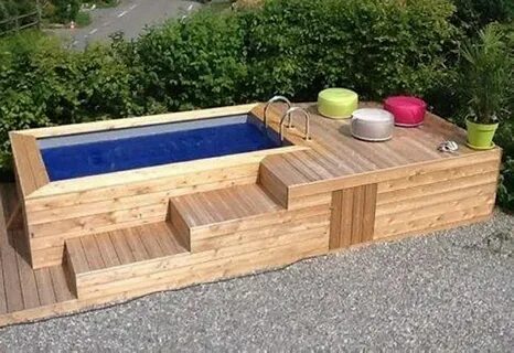 Pallet Hot Tub and Pool Deck Ideas Pequeñas piscinas, Piscin