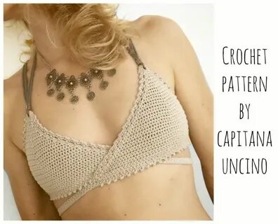 PDF-file for Crochet PATTERN Aliyah Crochet Bikini Top Sizes