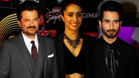 Shahid Kapoor, Shraddha Kapoor And Anil Kapoor At The GIMA M