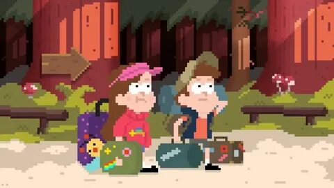 Gravity Falls Pixel Intro 8bit - YouTube