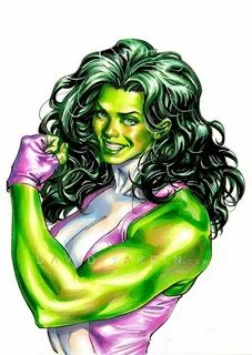She-Hulk by David Yardin * Awwwwwwww someone redesigned beyo