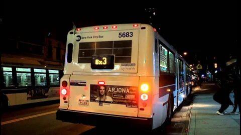 MaBSTOA Bus: New Flyer D60HF #5683 Bx3 at Wadsworth Ave & W.