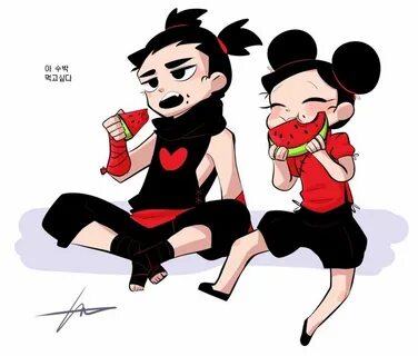 🍉 ❤ ️PUCCA / pucca & garu ♥ 🍉 Pucca, Disney fan art, Cartoon 