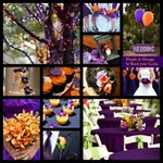 Pin by Caitlynn O' Keefe on Wedding Ideas Orange purple wedd
