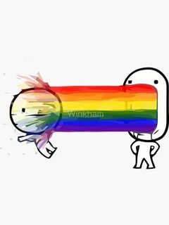 "I Can Puke A Rainbow - Meme" Sticker by Winkham Redbubble