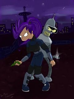 futurama point . fan art & scans . leena . 5