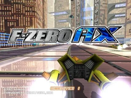 File:F-Zero AX-title.png - The Cutting Room Floor