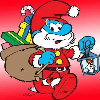 Merry Christmas everyone. 80s cartoons, Smurfs drawing, Chri