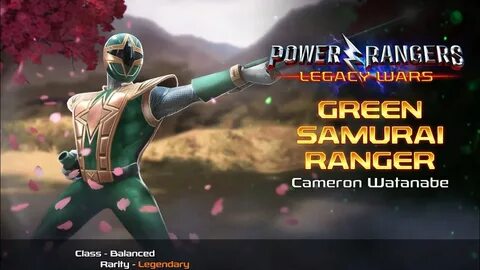 Power Rangers Legacy Wars - Green Samurai Ranger (Ninja Stor