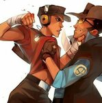TF2 Scout and Sniper Tf2 scout, Team fortress 2, Team fortre