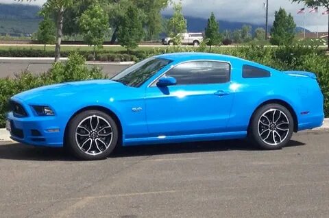 2013 Mustang GT 5.0 Premium. grabber blue Blue mustang, 2013