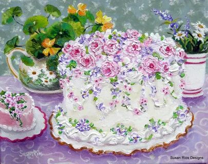 Happy Birthday Cake Birthday cake illustration, Cake illustr