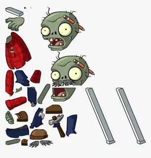 Zombies Wiki - Plants Vs Zombies Ladder Zombie, HD Png Downl