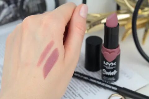 NYX Professional Makeup Suede Matte Lipstick & Matte Lip Lin