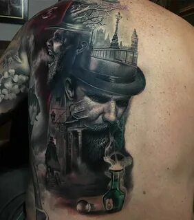 Dr. Jekyll and mr. Hyde theme tattoo, really enjoyed this pi