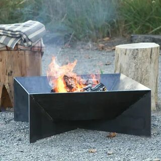 Geometric Fire Pit Fire pit accessories, Metal fire pit, Out