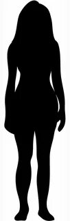 Girl silhouette, Woman silhouette, Girl outlines